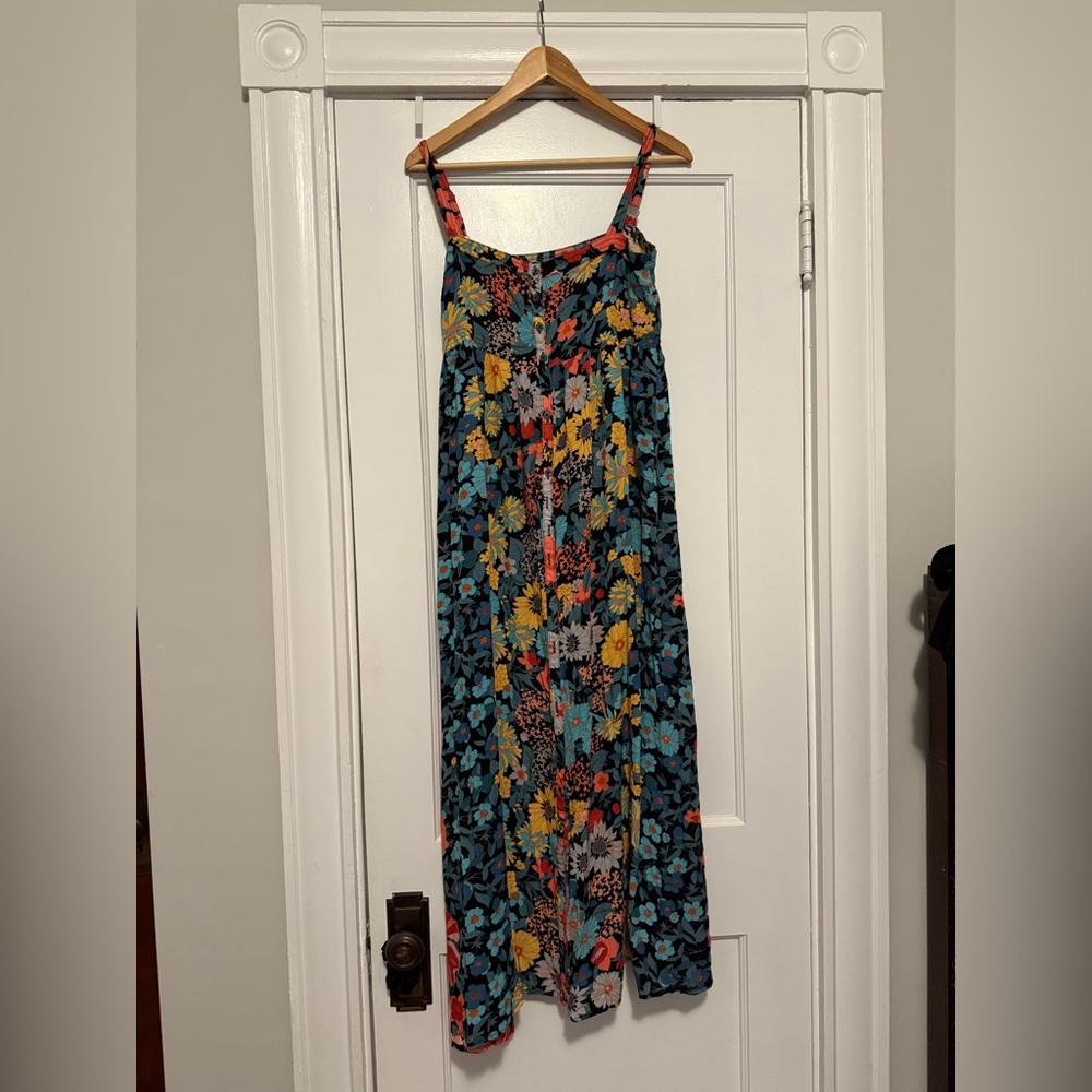 NATURAL LIFE Floral Maxi Dress - Blue, Yellow, Red